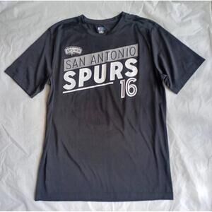 NBA Brand San Antonio Spurs M #16 Pau Gasol TX3 Workout‎ T-Shirt Tee Lightweight
